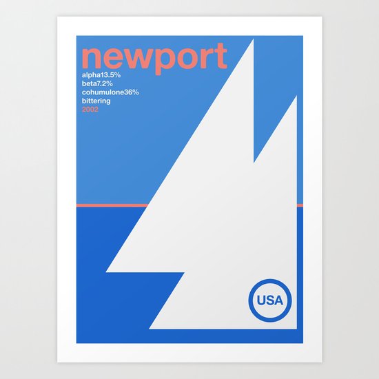 newport single hop Art Print