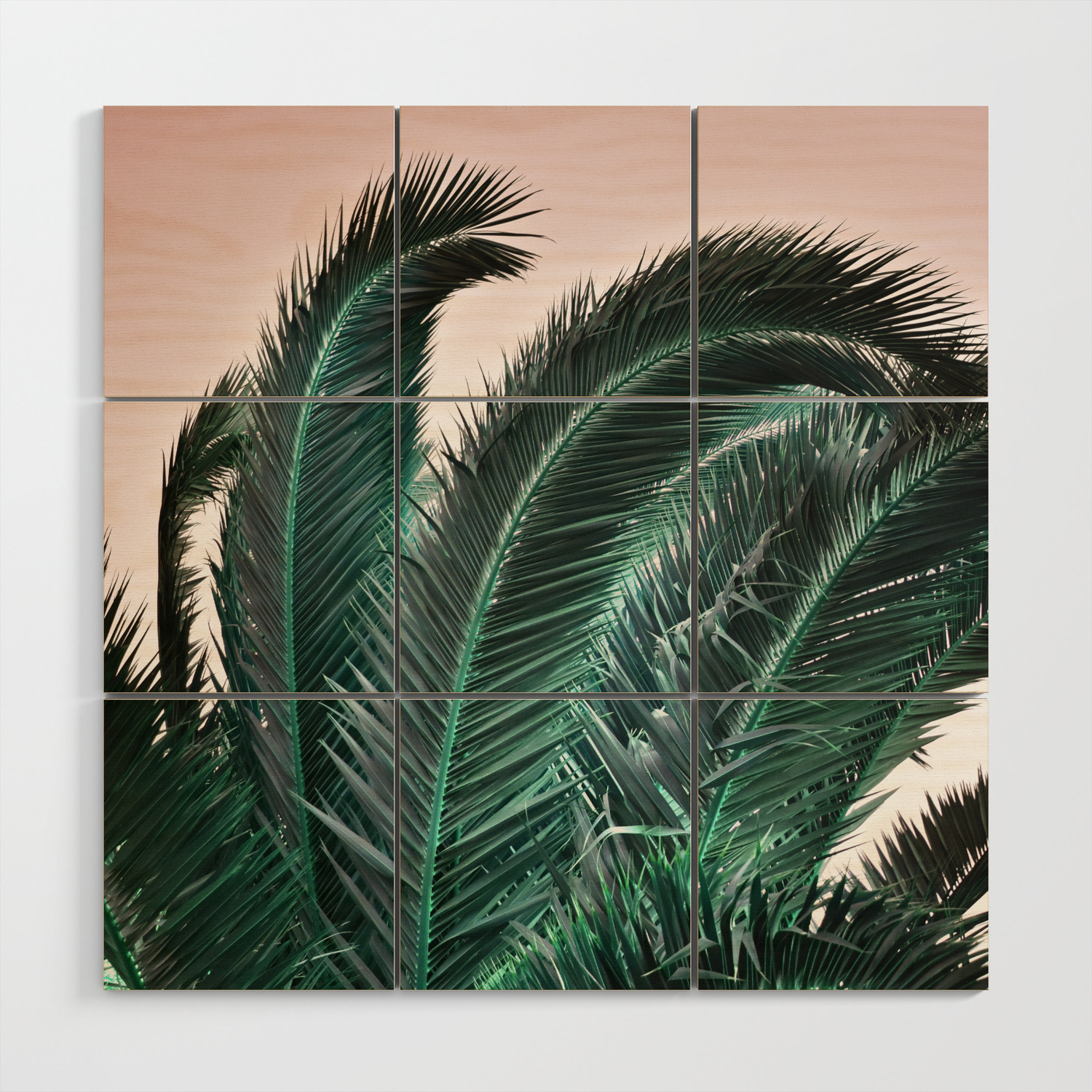 Palm Tree Leaves Wood Wall Art By Printsproject Society6 Large palm tree wood carving art with chainsaw. palm tree leaves wood wall art by printsproject
