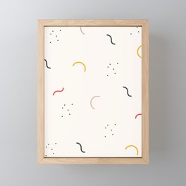 Doodles + Dots Framed Mini Art Print