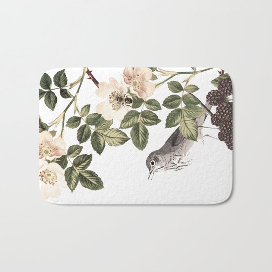 Blackberry Patch Bath Mat