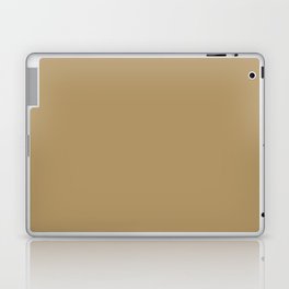 Dark Golden Brown Solid Color Pairs PPG Tangled Twine PPG1093-6 - All One Single Shade Hue Colour Laptop Skin