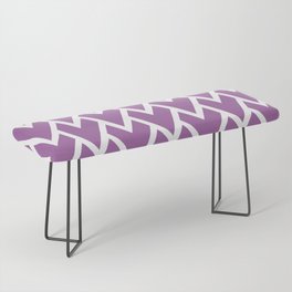 Purple and White Tessellation Line Pattern 17 Pairs DE 2022 Popular Color Royal Pretender DE5999 Bench
