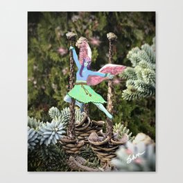 Blue Fairy Dancer Canvas Print