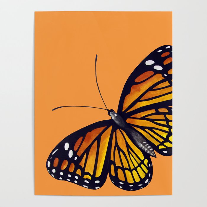 Monarch Butterflies Poster