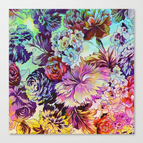 bright bouquet Canvas Print