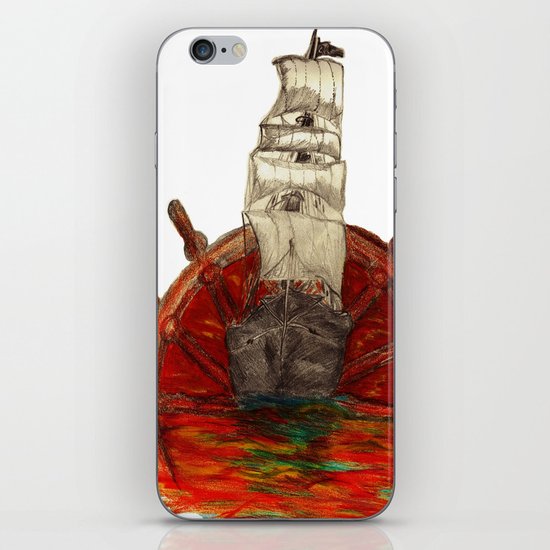 Steering into a new setting iPhone & iPod Skin