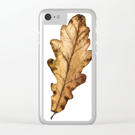 Autumn Leaf 01 Clear iPhone Case