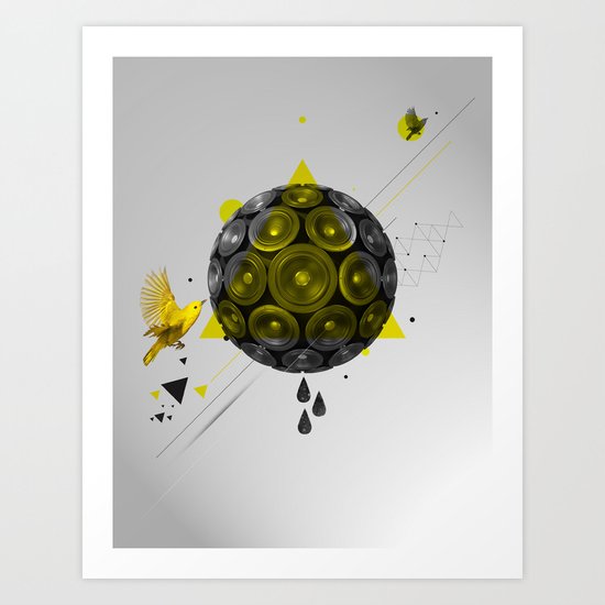 YELLOW Art Print