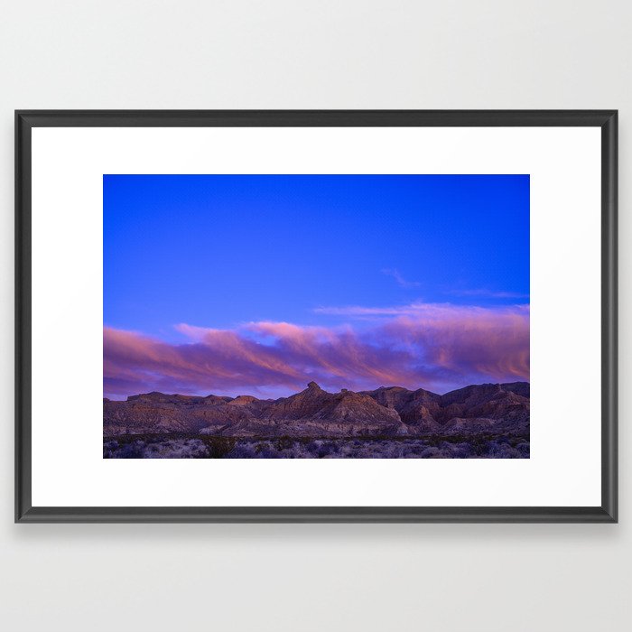 Southwest Sunset 2453 - Magic Hour Framed Art Print