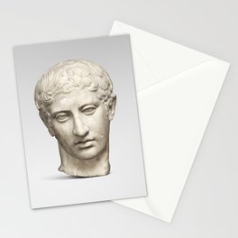 Marble Head of a Youth Stationery Card