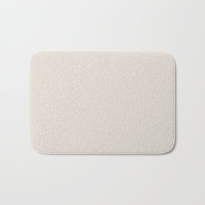 PPG Glidden Ash (Ultra Pastel Beige) PPG1076-2 Solid Color Bath Mat