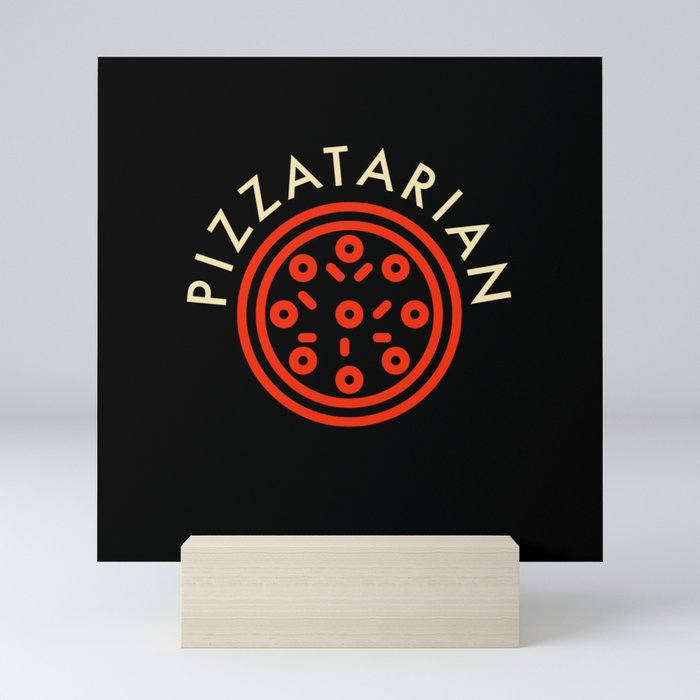 Pizzatarian Mini Art Print