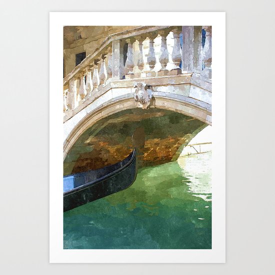 Take me back to Venice Art Print