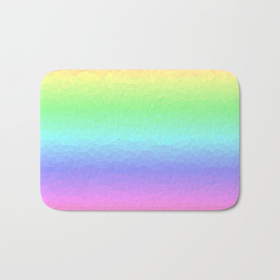 Vertical Pastels Bath Mat