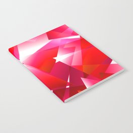 Abstract Pink Sharp Chaotic Background. Notebook