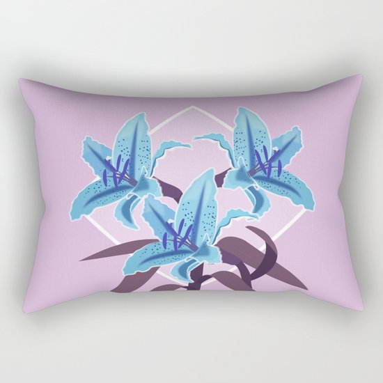 Lilies Rectangular Pillow