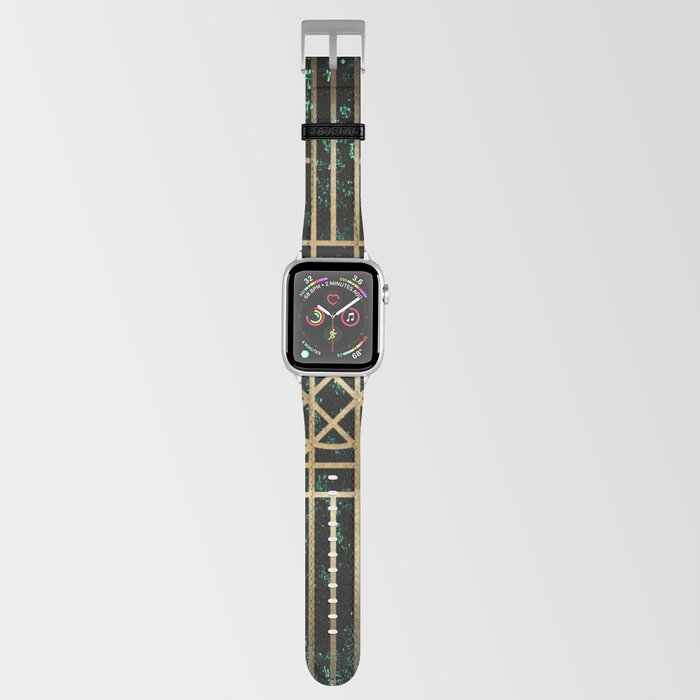 Art Deco design - velvet geo III Apple Watch Band