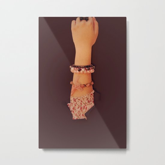 Girl Inside Metal Print