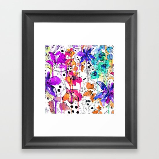 Lost in Botanica Framed Art Print