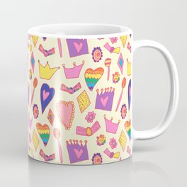 Princess pattern - collaboration with my daughter Coffee Mug
