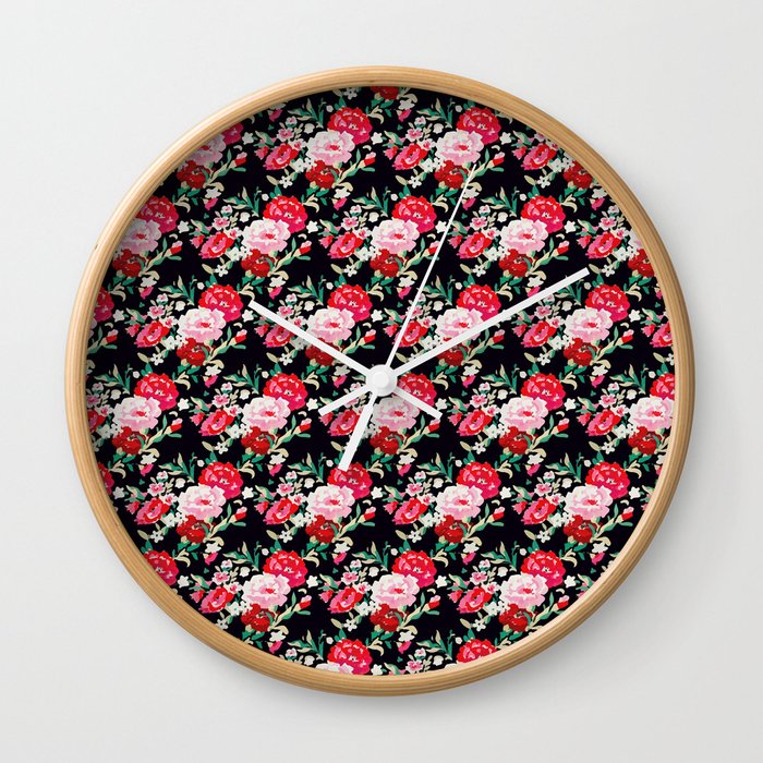 Vampire Weekend Floral Pattern Wall Clock
