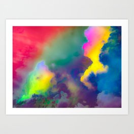 Above the Clouds Art Print