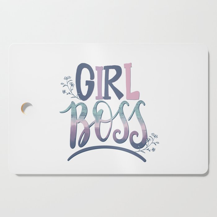 Girl Boss Cutting Board