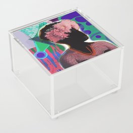 Retro Black Beauty Acrylic Box