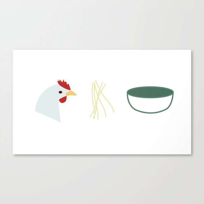 Chicken Noodle Soup Canvas Print