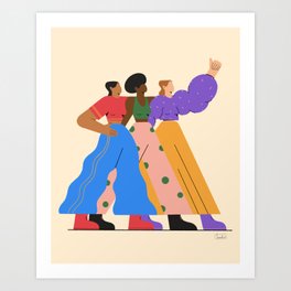 Stand Together Art Print