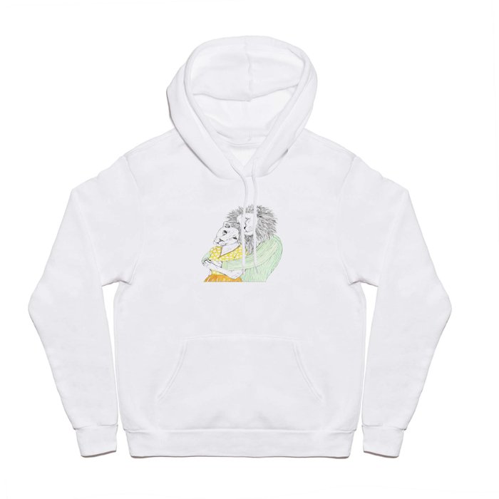 Lions in love white  Hoody