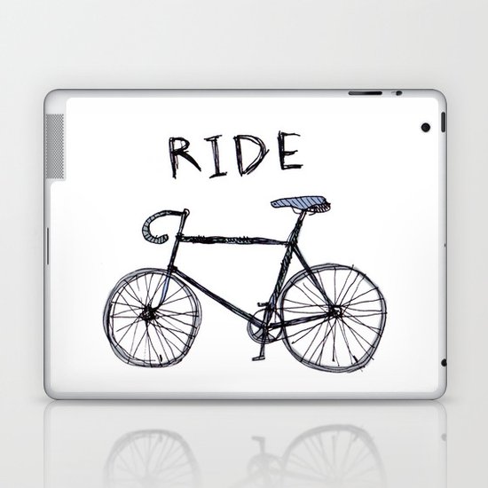 bike ride Laptop & iPad Skin
