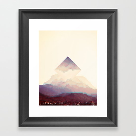 arrive. Framed Art Print