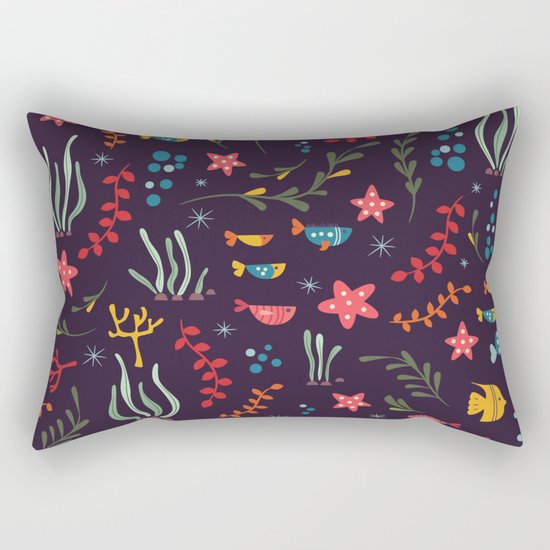 Sea creatures 005 Rectangular Pillow