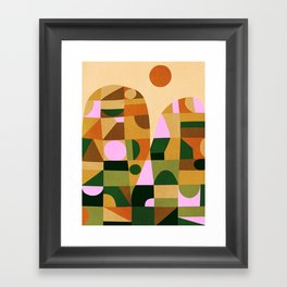 Abstract landscape  Framed Art Print