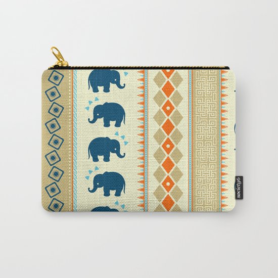 Ethnic Pattern Carry-All Pouch