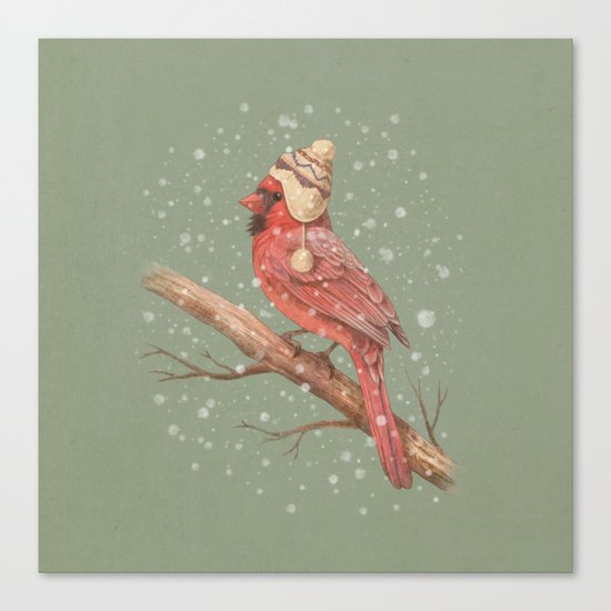 First Snow Canvas Print