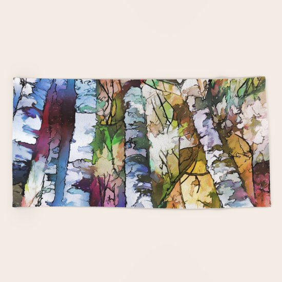 Aspen Trees Beach Towel