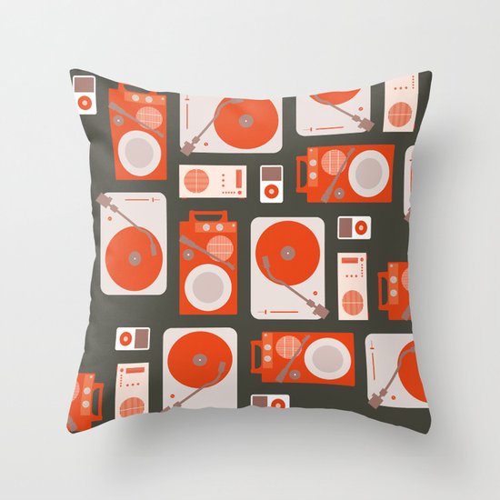 Music Lover Throw Pillow