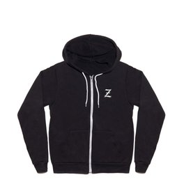 Letter Z Full Zip Hoodie