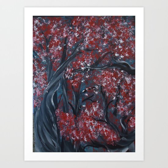 Holding Autumn Art Print