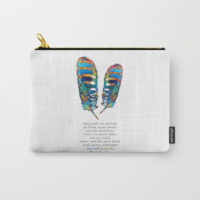 Love Lives On - Grief Comfort And Sympathy Art Carry-All Pouch