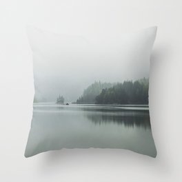 Fog - Landscape Photography Throw Pillow