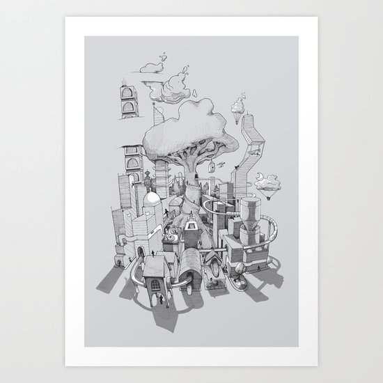 Impossible City Art Print