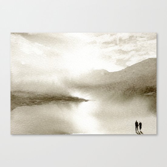 Sepia Light Canvas Print