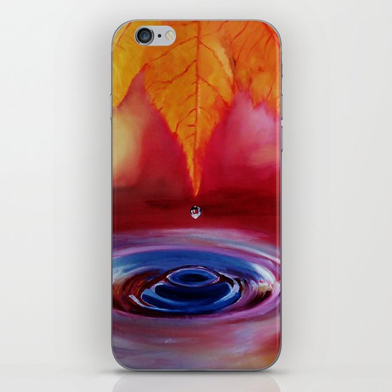 Autumn rain iPhone & iPod Skin