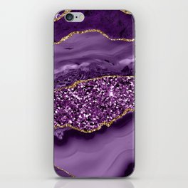 Agate Glitter Ocean Texture 02 iPhone Skin