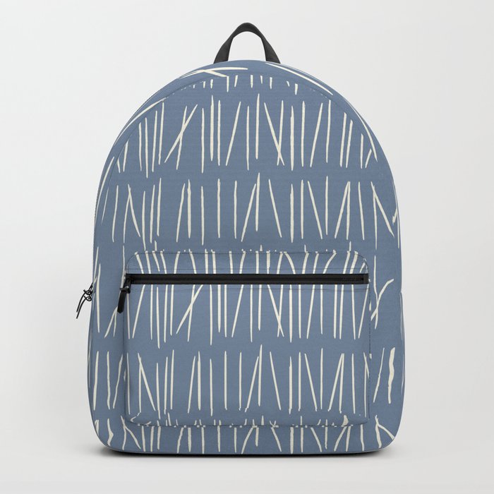 Fiddlesticks Blue Tilted Backpack