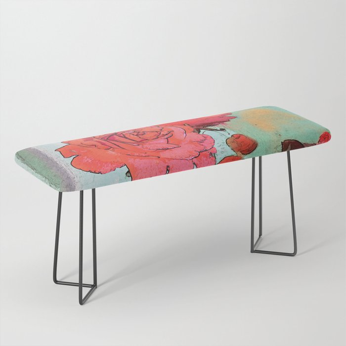 Two Roses At The Window Bench By Annalemos Society6