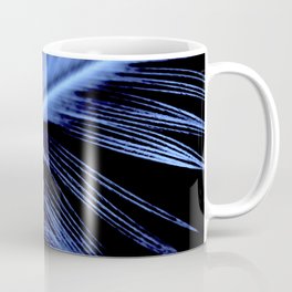 Blue Feather close up Coffee Mug